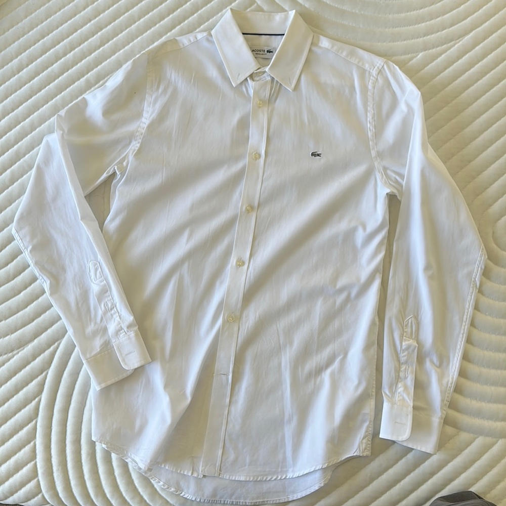 Lacoste White Dress Shirt